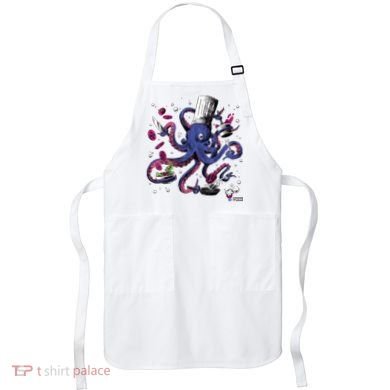 Funny Octopus Kitchen Chef Humor Apron