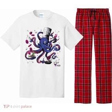 Funny Octopus Kitchen Chef Humor Pajama Set