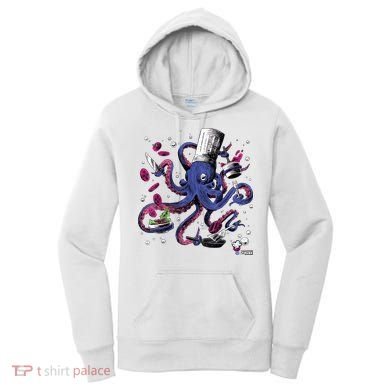 Funny Octopus Kitchen Chef Humor Women's Hoodie
