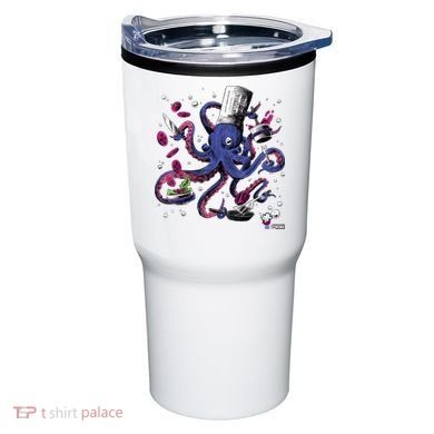 Funny Octopus Kitchen Chef Humor Tumbler