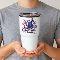 Funny Octopus Kitchen Chef Humor Tumbler thumb 2