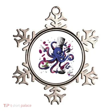Funny Octopus Kitchen Chef Humor Ornament