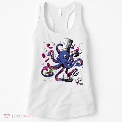 Funny Octopus Kitchen Chef Humor Women's Tank Top