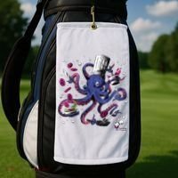 Funny Octopus Kitchen Chef Humor Golf Towel thumb 2