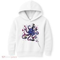 Funny Octopus Kitchen Chef Humor Kids Hoodie thumb 0