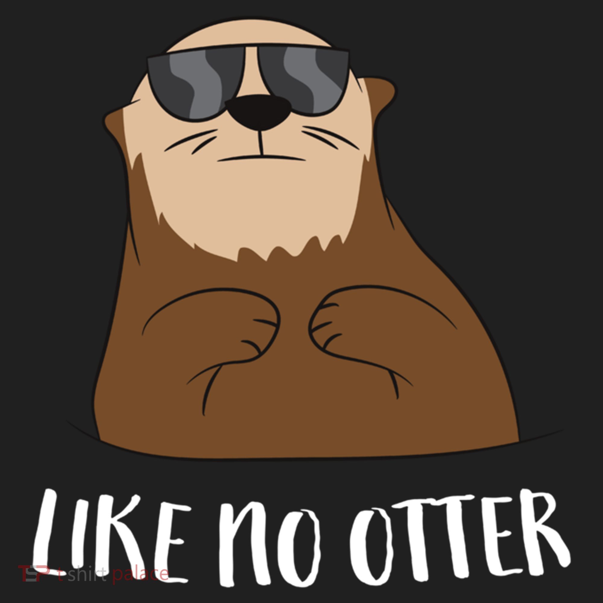 Funny Otter Like No Otter Funny Sea Otter Cute Gift Beanie