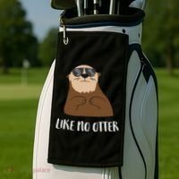 Funny Otter Like No Otter Funny Sea Otter Cute Gift Golf Towel thumb 2