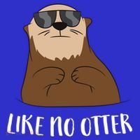 Funny Otter Like No Otter Funny Sea Otter Cute Gift Sweatshirt thumb 3