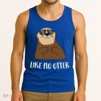Funny Otter Like No Otter Funny Sea Otter Cute Gift Tank Top thumb 3
