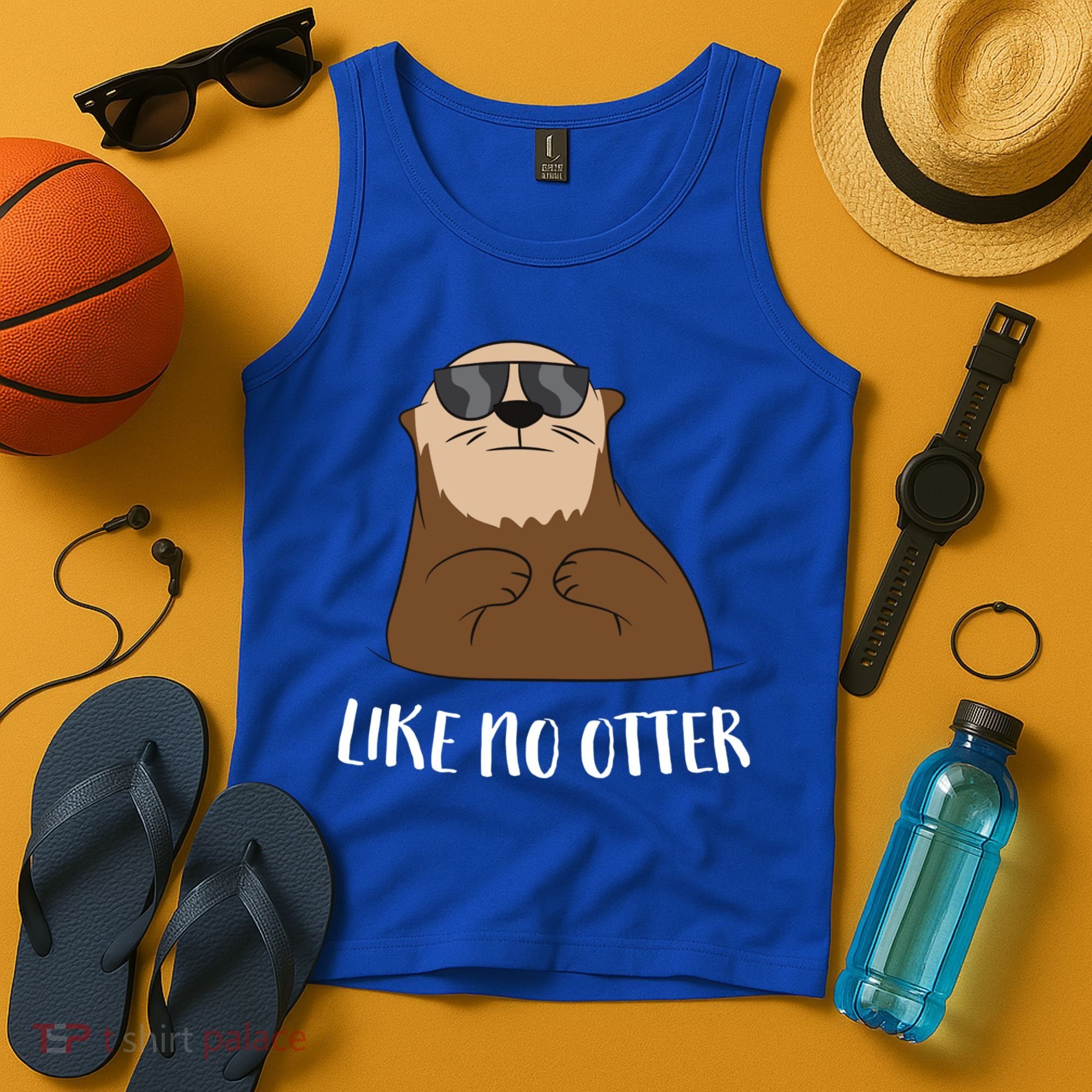 Funny Otter Like No Otter Funny Sea Otter Cute Gift Tank Top