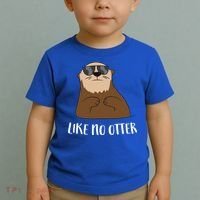 Funny Otter Like No Otter Funny Sea Otter Cute Gift Toddler T-Shirt thumb 2