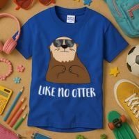 Funny Otter Like No Otter Funny Sea Otter Cute Gift Kids T-Shirt thumb 3