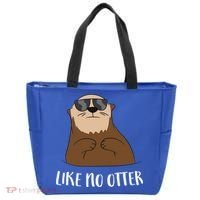 Funny Otter Like No Otter Funny Sea Otter Cute Gift Tote Bag thumb 0