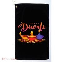 Festival of Light Happy Diwali Golf Towel thumb 0