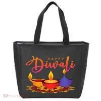 Festival of Light Happy Diwali Tote Bag thumb 0