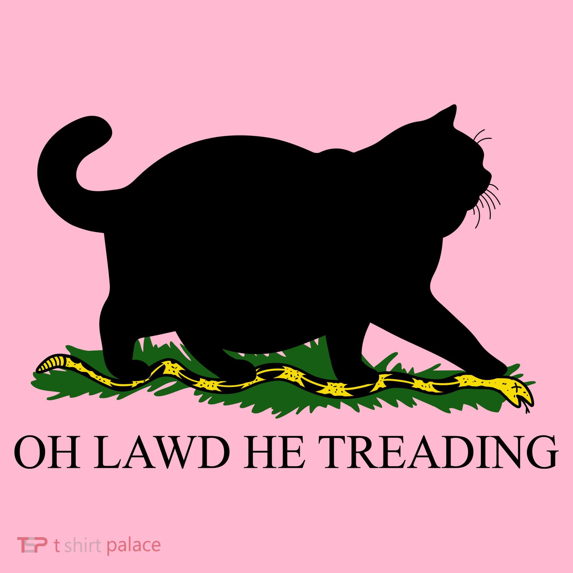 Funny Oh Lawd He Treading Meme Dont Tread On Me Coaster
