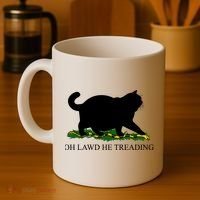 Funny Oh Lawd He Treading Meme Dont Tread On Me Coffee Mug thumb 4