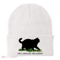 Funny Oh Lawd He Treading Meme Dont Tread On Me Beanie thumb 0