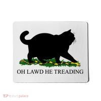 Funny Oh Lawd He Treading Meme Dont Tread On Me Mousepad thumb 0