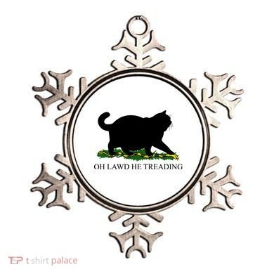 Funny Oh Lawd He Treading Meme Dont Tread On Me Ornament