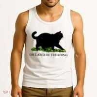 Funny Oh Lawd He Treading Meme Dont Tread On Me Tank Top thumb 3
