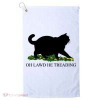 Funny Oh Lawd He Treading Meme Dont Tread On Me Golf Towel thumb 0