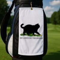 Funny Oh Lawd He Treading Meme Dont Tread On Me Golf Towel thumb 2