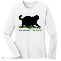 Funny Oh Lawd He Treading Meme Dont Tread On Me Women's Long Sleeve Shirt thumb 0
