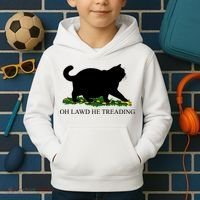 Funny Oh Lawd He Treading Meme Dont Tread On Me Kids Hoodie thumb 2