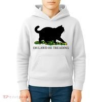 Funny Oh Lawd He Treading Meme Dont Tread On Me Kids Hoodie thumb 4