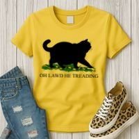 Funny Oh Lawd He Treading Meme Dont Tread On Me Women's T-Shirt thumb 3