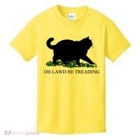 Funny Oh Lawd He Treading Meme Dont Tread On Me Kids T-Shirt thumb 0