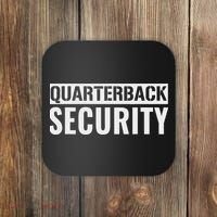 Football Offensive Line Lineman Quarterback Protection Coaster thumb 0