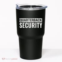 Football Offensive Line Lineman Quarterback Protection Tumbler thumb 0