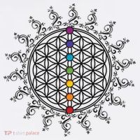 Flower Of Life Sacred Geometry Yoga Chakras Meditation Women's Tank Top thumb 5