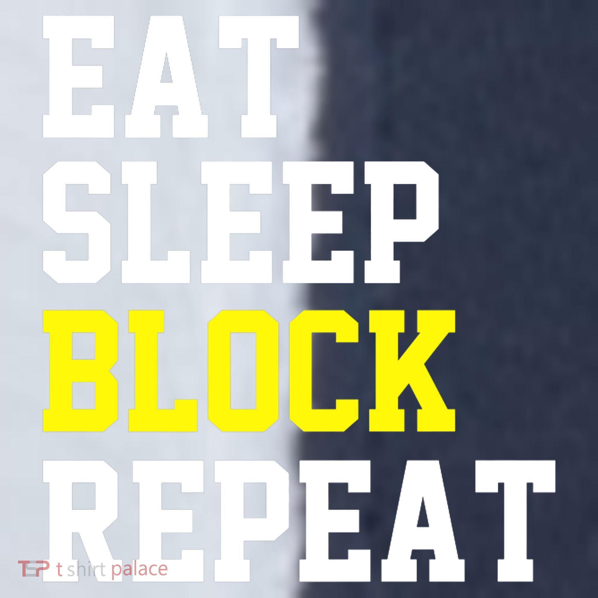 football offensive lineman funny Eat sleep Block repeat Premium Sport-Tek Competitor United Soccer Jersey