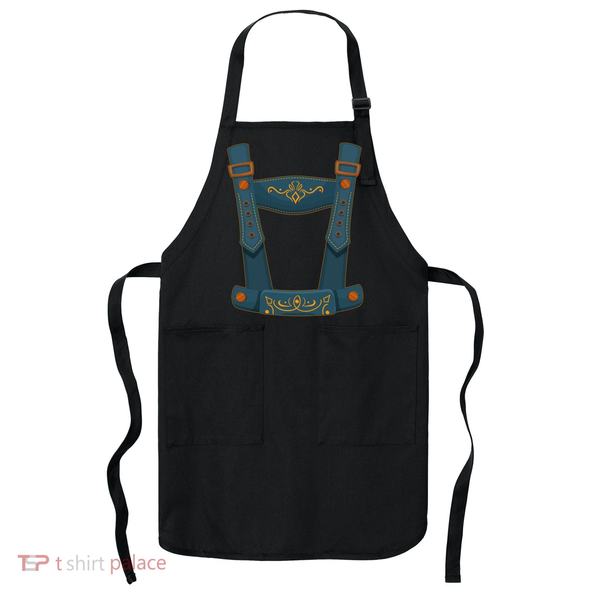 Funny Oktoberfest Lederhosen Costume Apron
