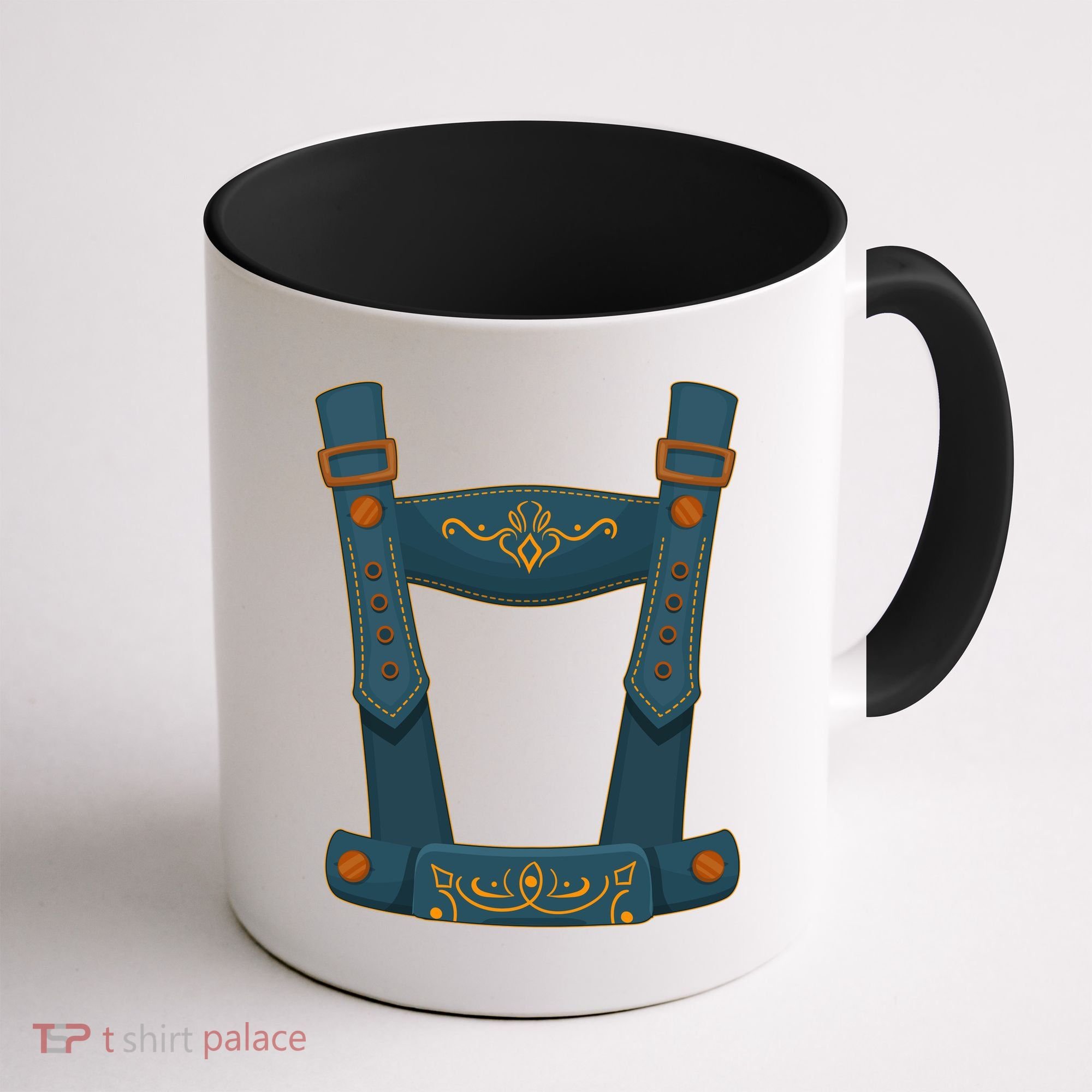Funny Oktoberfest Lederhosen Costume Coffee Mug