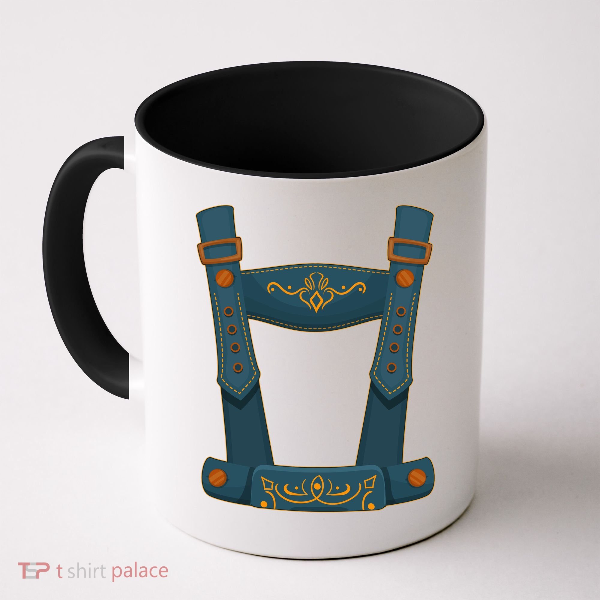 Funny Oktoberfest Lederhosen Costume Coffee Mug