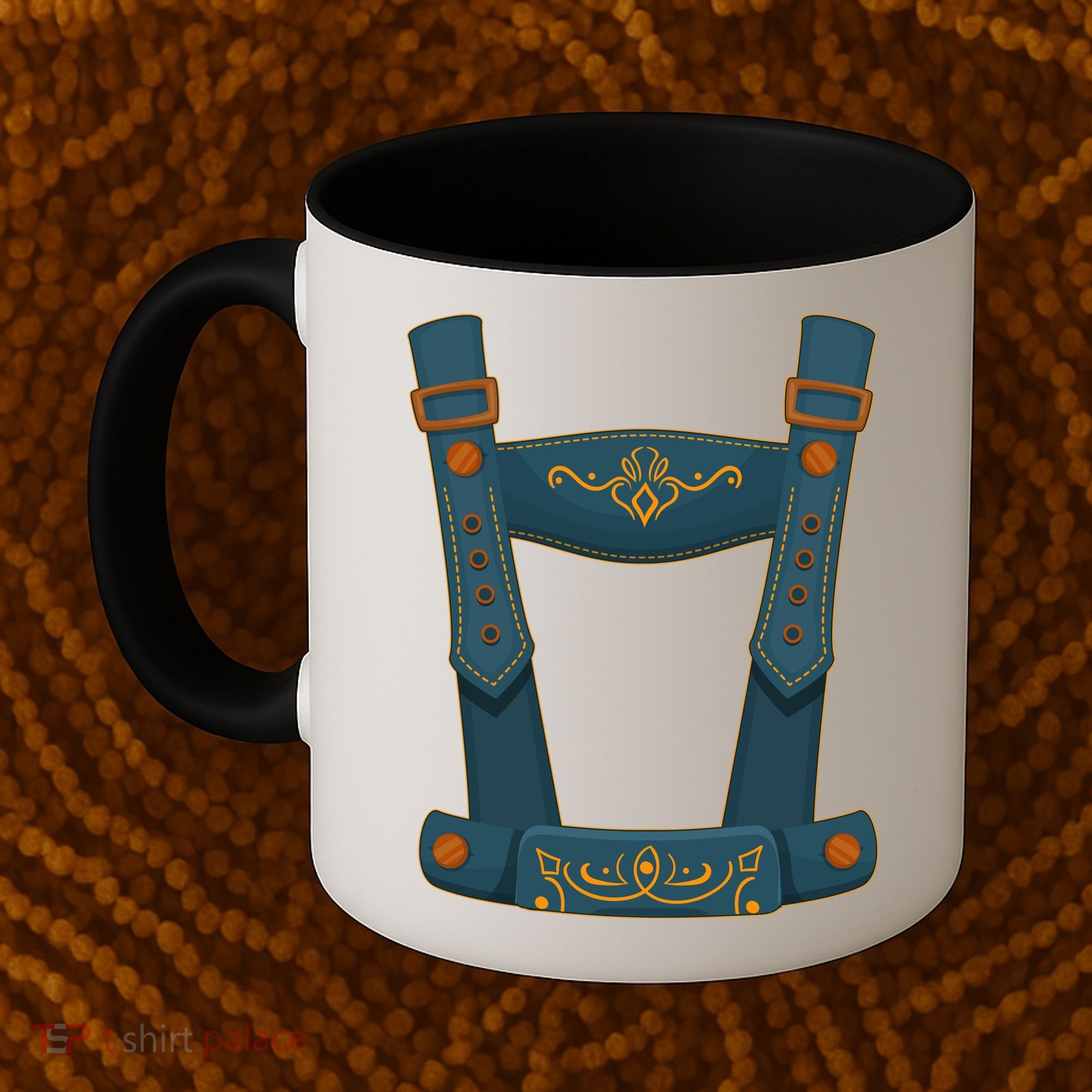 Funny Oktoberfest Lederhosen Costume Coffee Mug