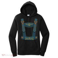 Funny Oktoberfest Lederhosen Costume Women's Hoodie thumb 0