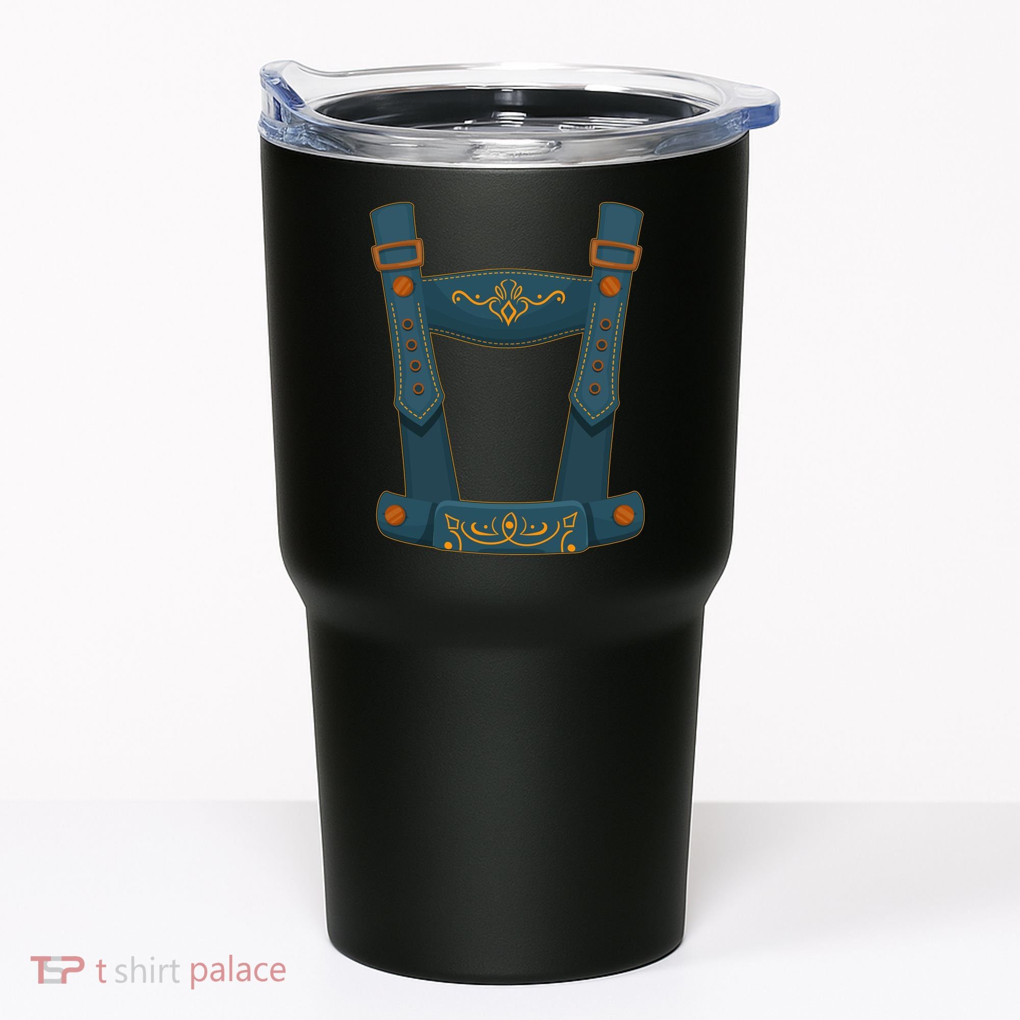 Funny Oktoberfest Lederhosen Costume Tumbler
