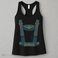Funny Oktoberfest Lederhosen Costume Women's Tank Top thumb 3