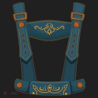 Funny Oktoberfest Lederhosen Costume Hat thumb 2
