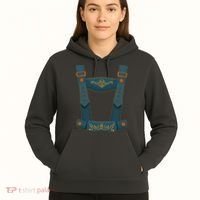 Funny Oktoberfest Lederhosen Costume Hoodie thumb 5