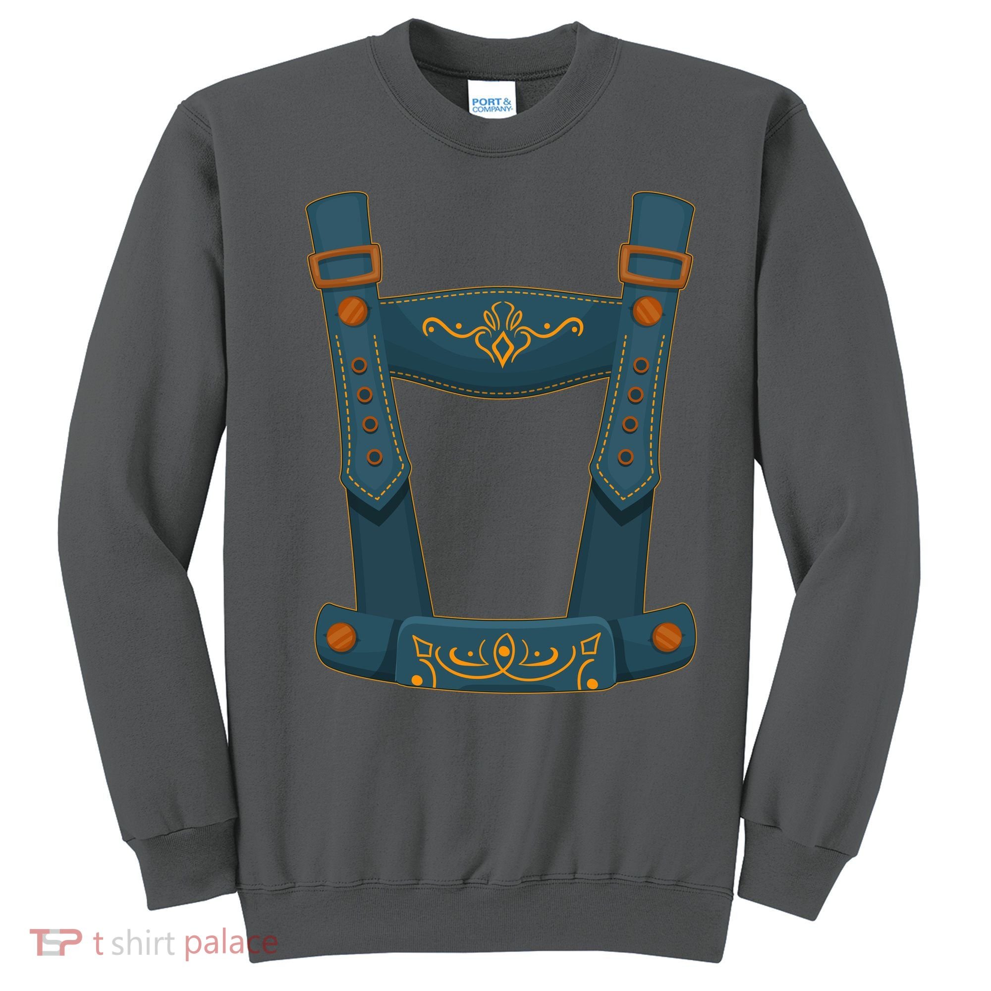 Funny Oktoberfest Lederhosen Costume Sweatshirt
