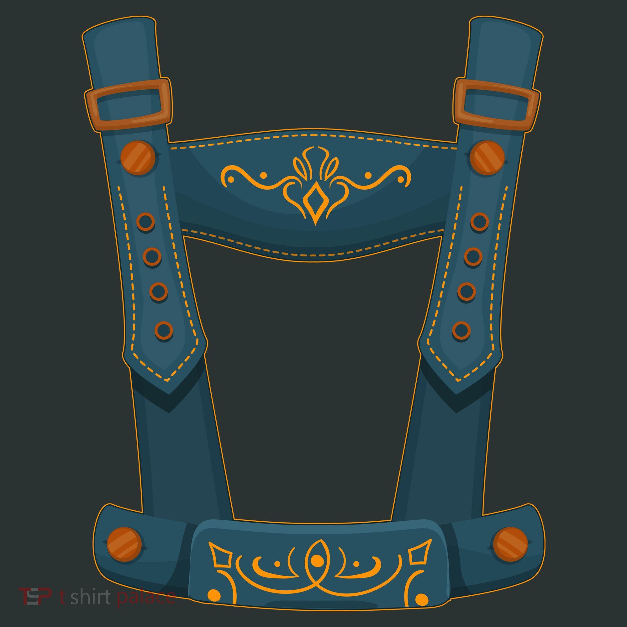 Funny Oktoberfest Lederhosen Costume T-Shirt