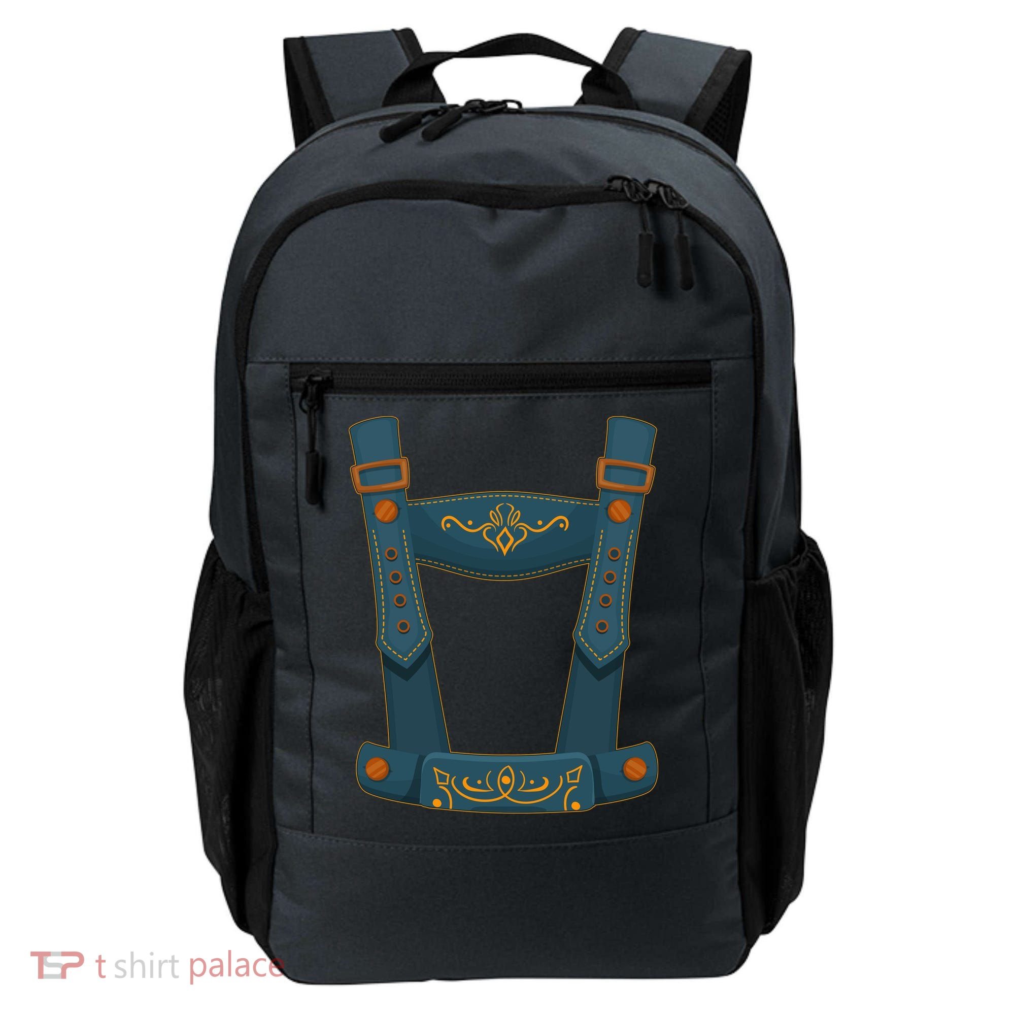 Funny Oktoberfest Lederhosen Costume Backpack