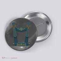 Funny Oktoberfest Lederhosen Costume Button thumb 0