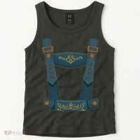 Funny Oktoberfest Lederhosen Costume Tank Top thumb 2